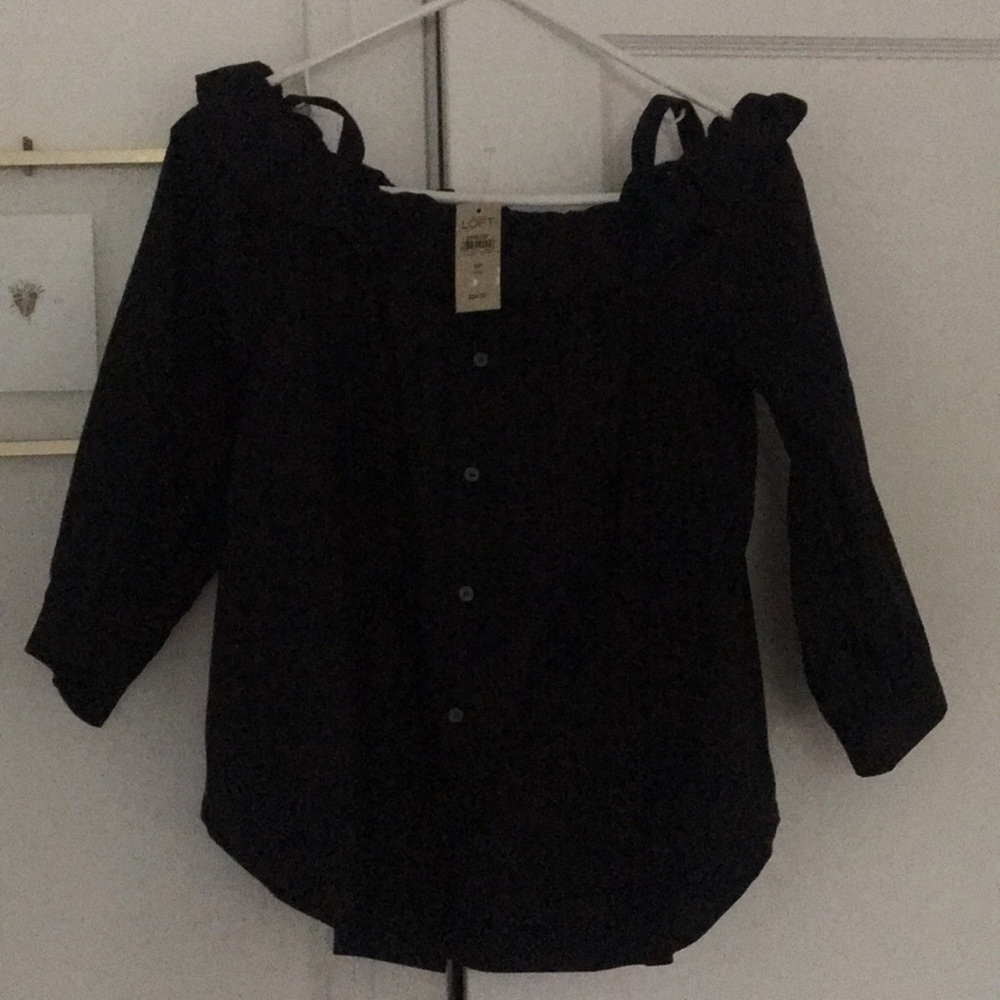 Off the shoulder unworn blouse